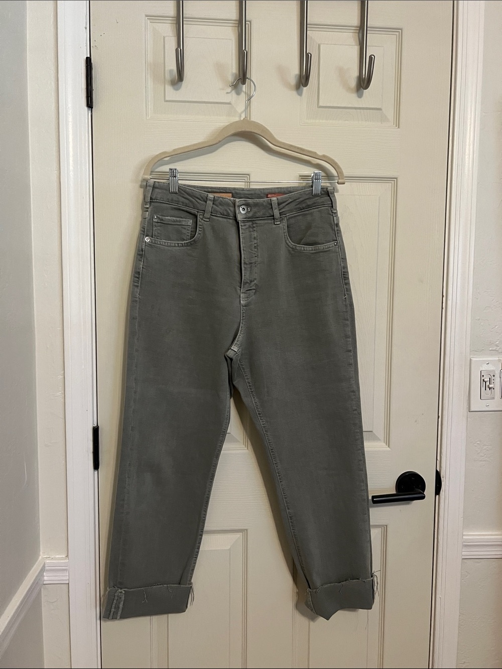 Anthropologie Pilcro Olive Green Stretch Jeans Size 30